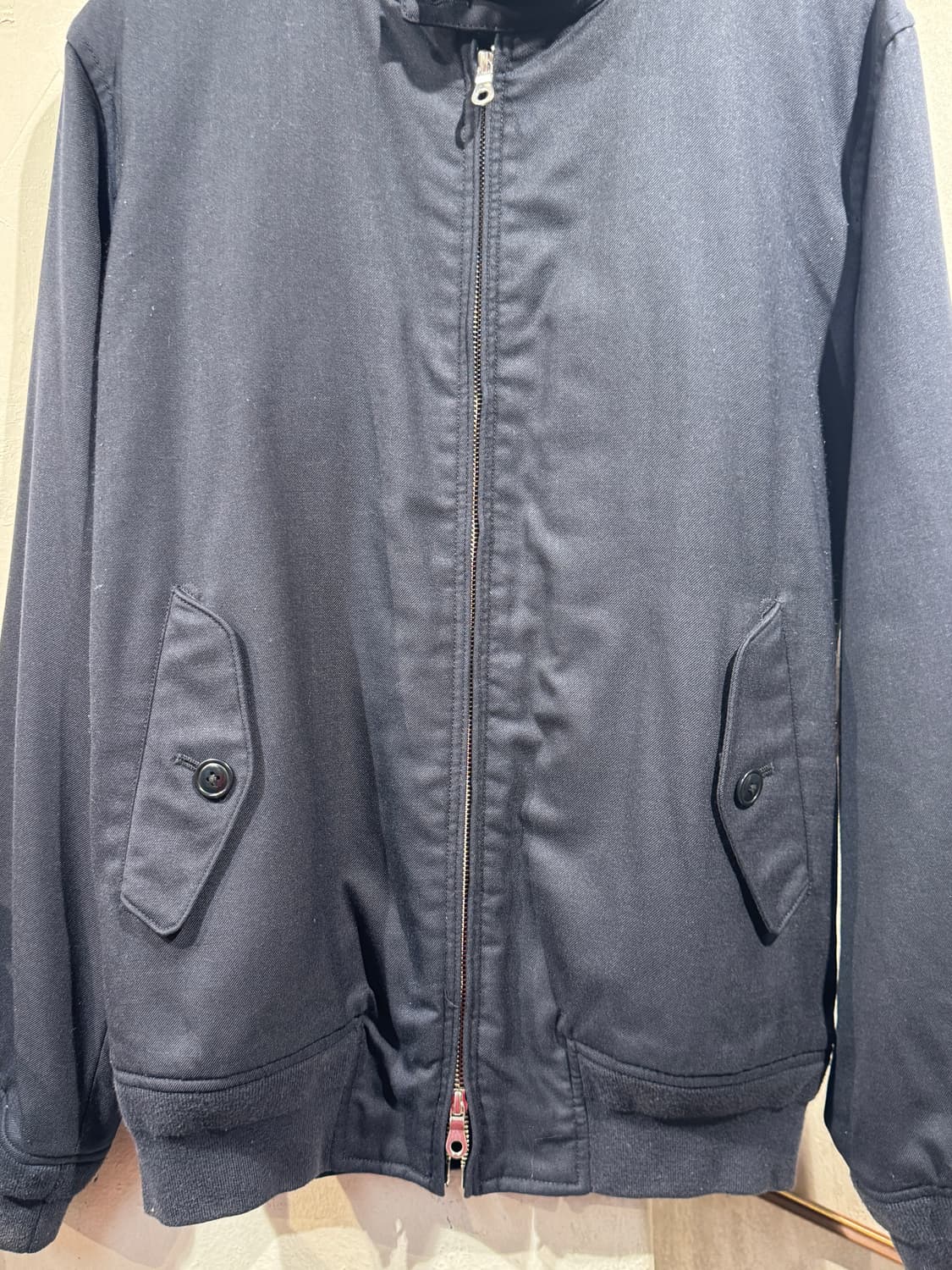 Beams navy bomber jacket 상품이미지3