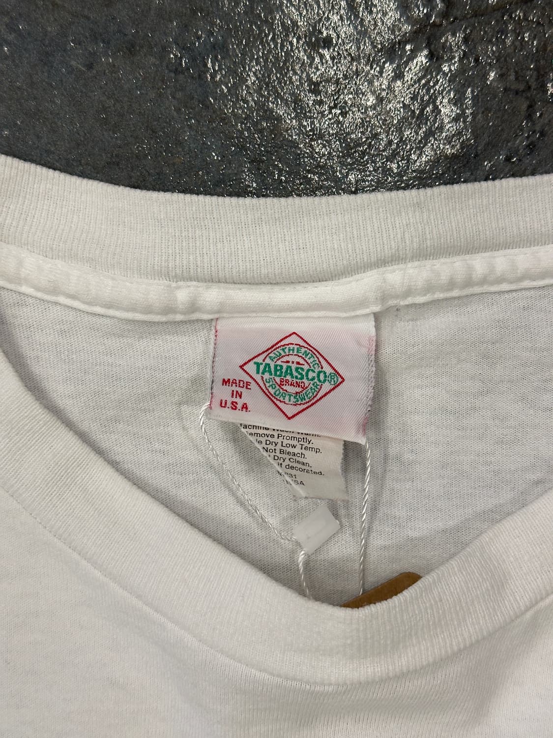 90s made in USA TABASCO 타바스코 오리지널 반팔티 상품이미지4