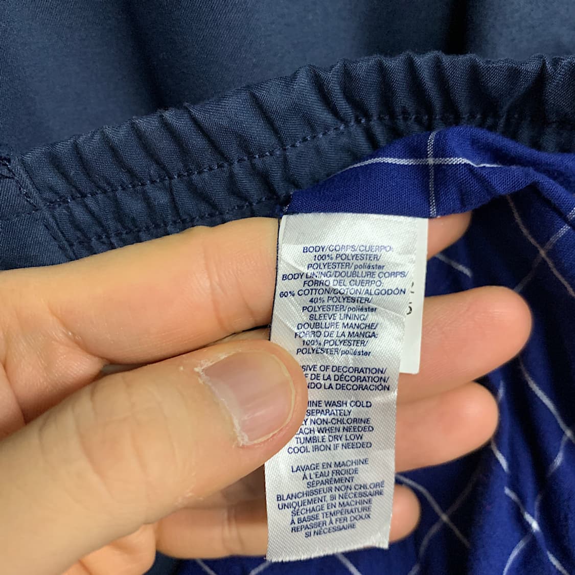 챕스 폴로 랄프로렌 네이비 블루종 스윙탑 자켓 XL 상품이미지5