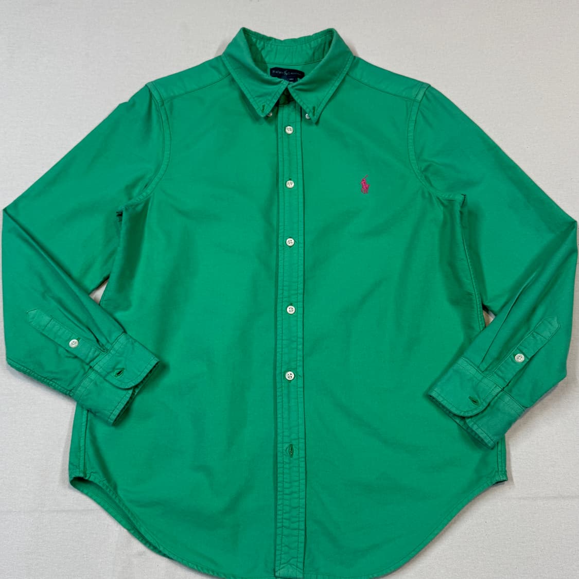 여S) 폴로 랄프로렌 그린 옥스포드 셔츠 상품이미지2