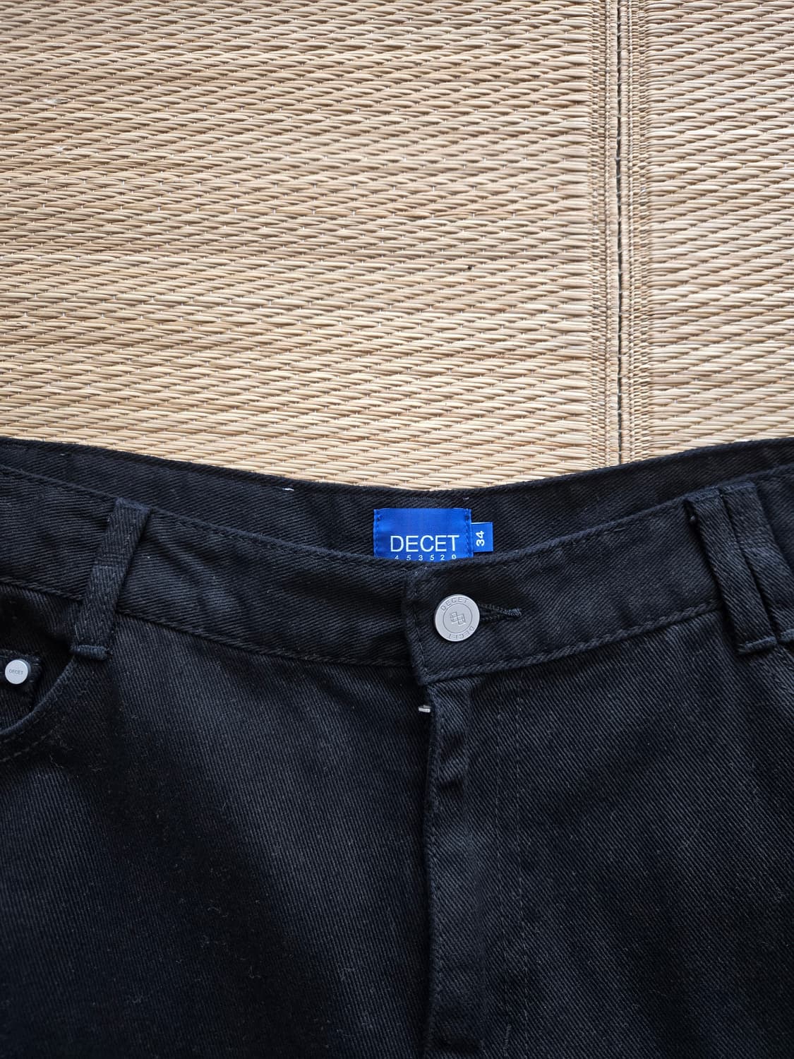 데케트 남성 블랙진34사이즈 상품이미지2