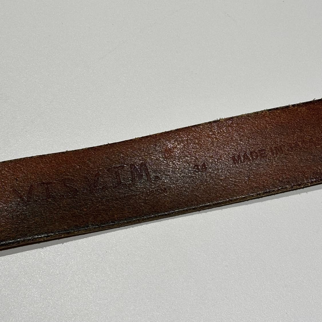 34) visvim 비즈빔 콤비 패널 플레인 벨트 상품이미지8