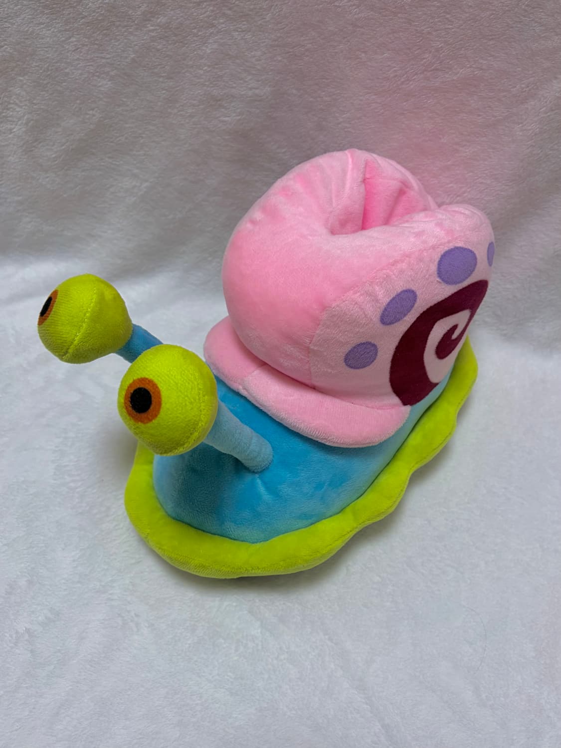 스폰지밥 달팽이 핑핑이 겨울 슬리퍼 털 슬리퍼 상품이미지4