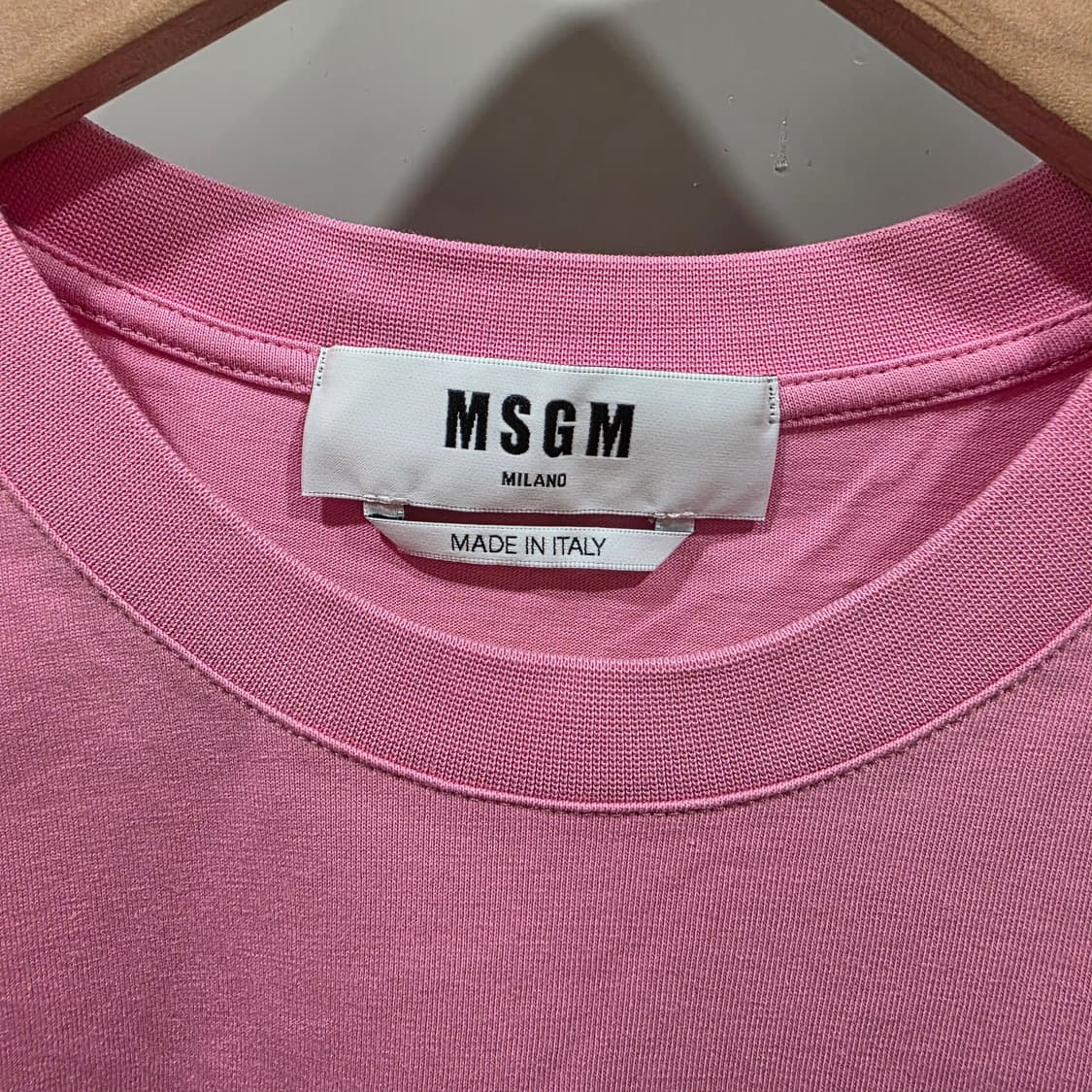 MSGM 실버 로고 반팔 티셔츠 상품이미지2