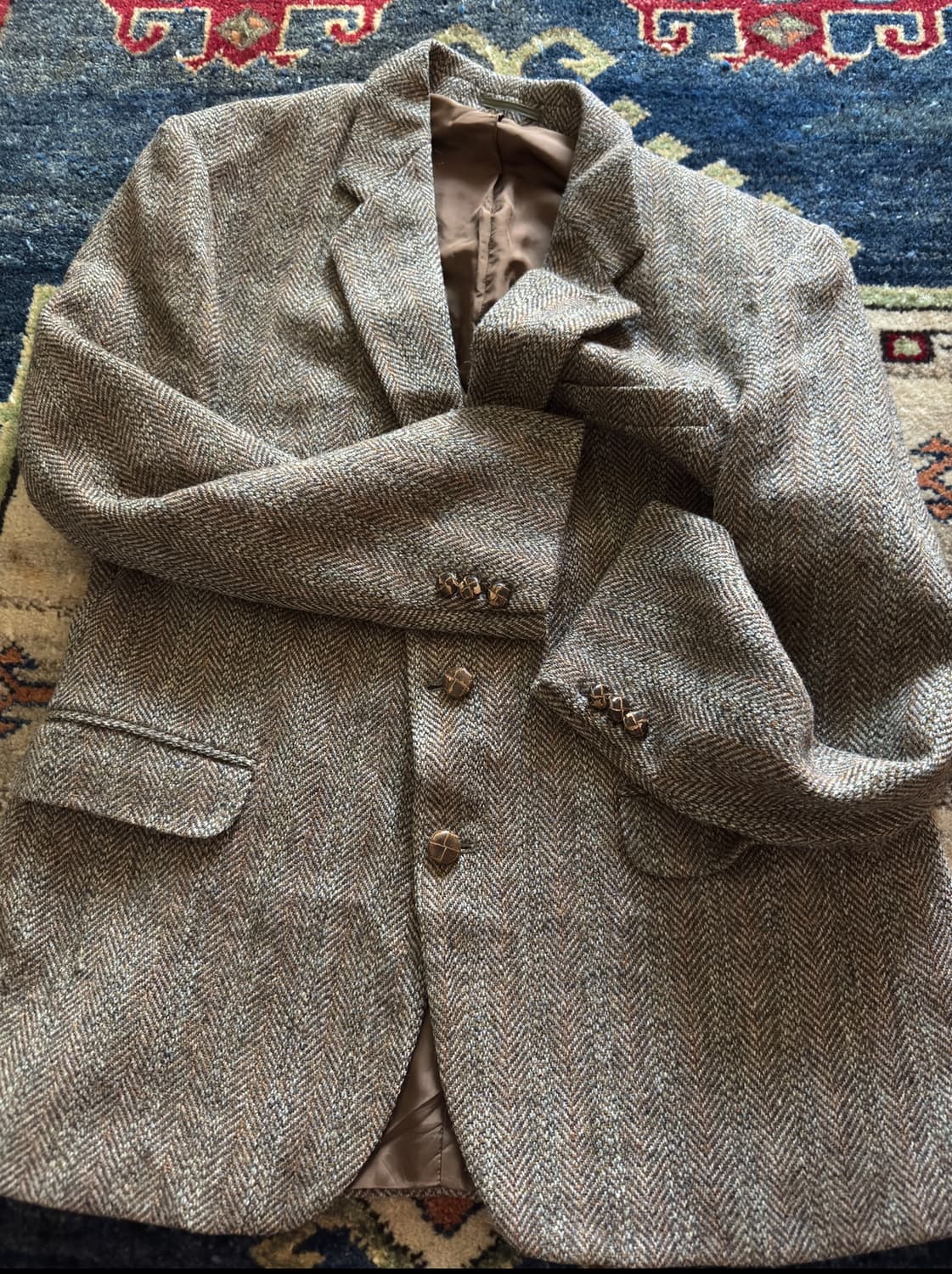 세인트 미쉘 헤리스트위드 울 헤링본 블레이저 상품이미지7