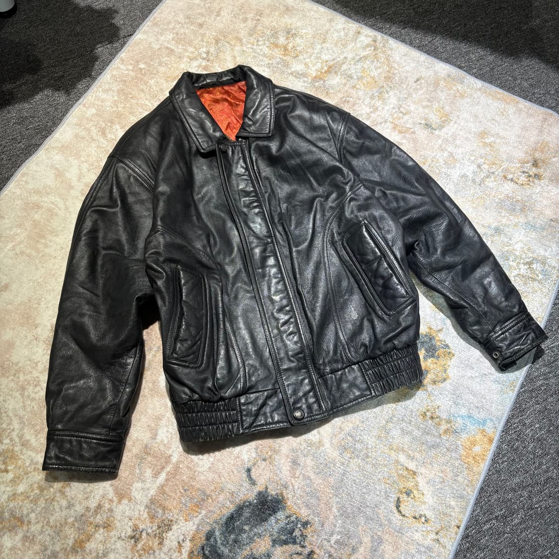 빈티지A-1 양가죽 리얼레더자켓 상품이미지2