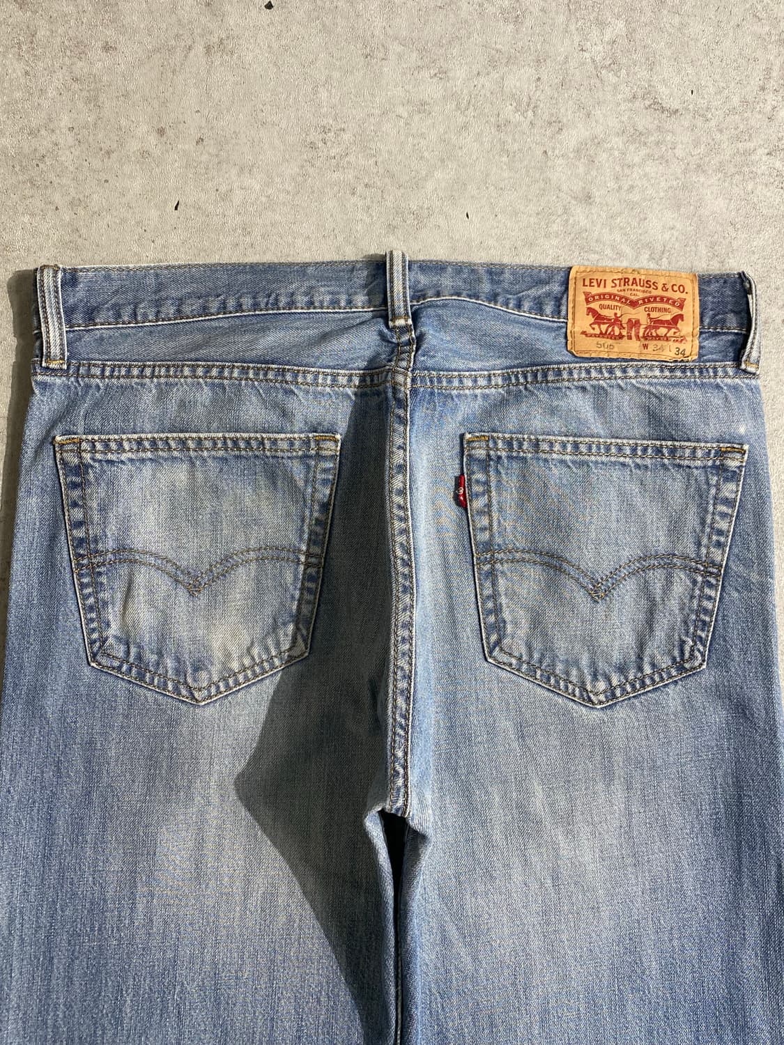 [34] Levi's 505 리바이스 레귤러핏 데님팬츠 상품이미지6