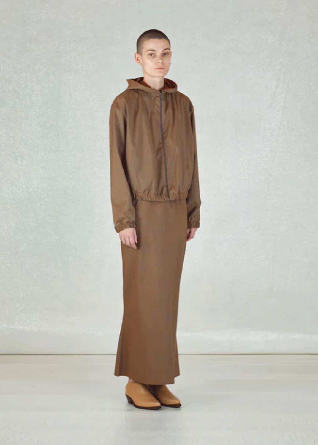 3) 가브리엘라 콜 가먼츠 로로피아나 헤링본 후드 자켓 상품이미지7