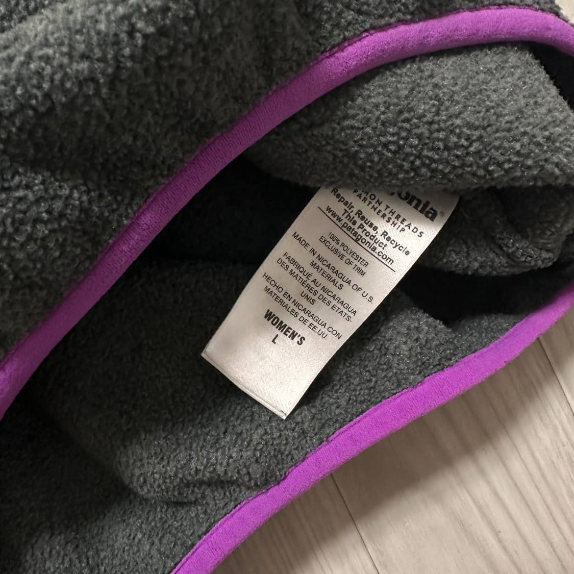 patagonia 파타고니아 신칠라 우먼 니켈 그레이 핑크 L 상품이미지4