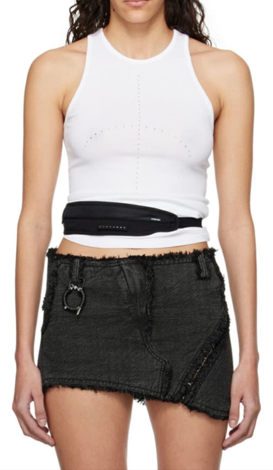 Hyeinseo denim skirt black 2 상품이미지2