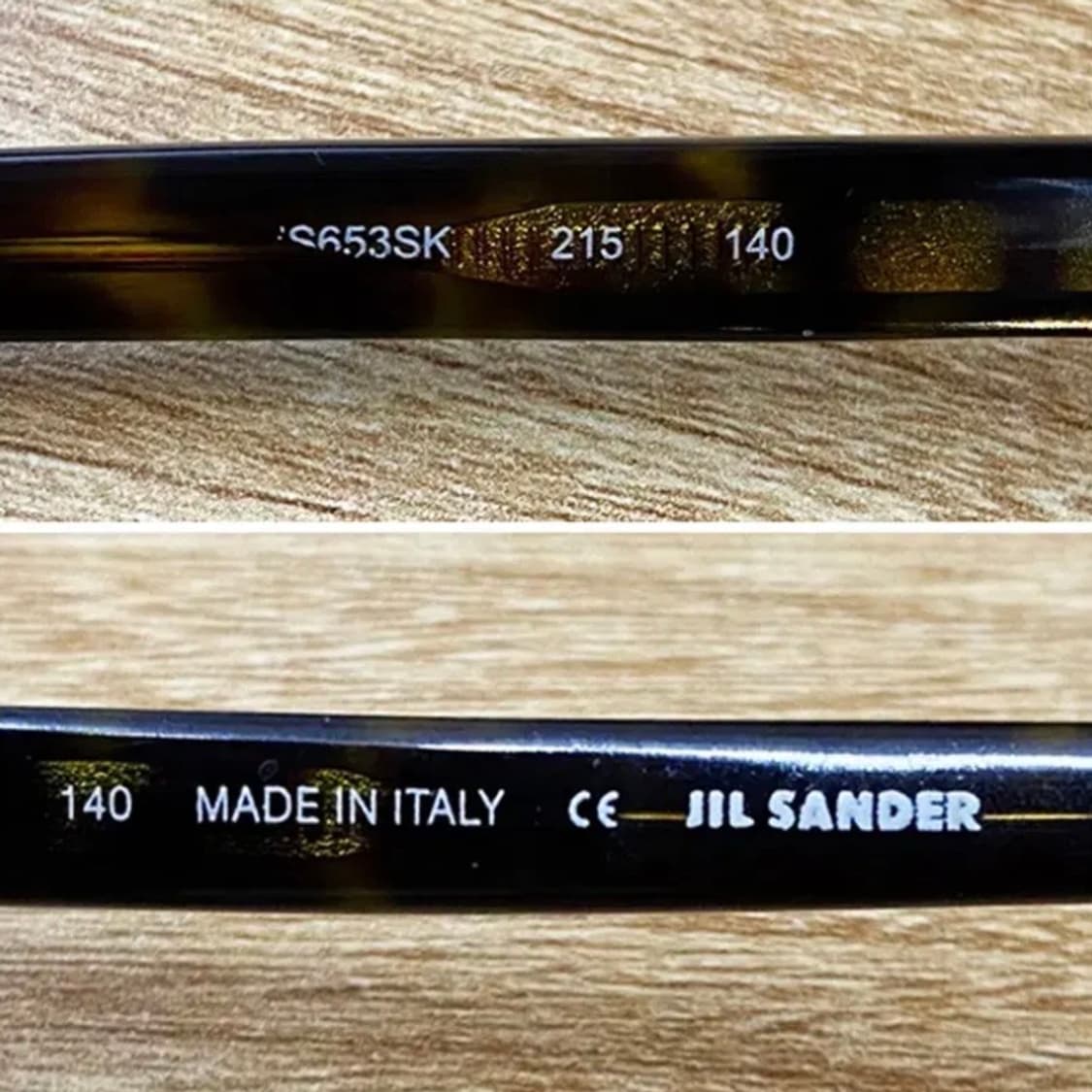 [정품] JIL SANDER 질샌더 우드프라임 디테일 보잉선글라스 상품이미지10