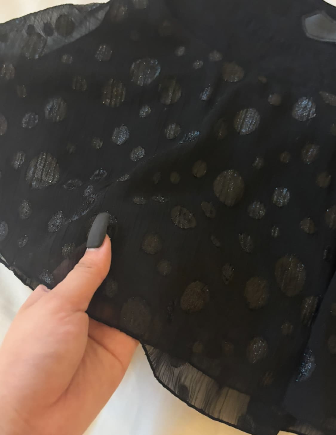 빈티지 갸루 펑크 와투케 도트 무늬 로우라이즈 스커트 상품이미지2