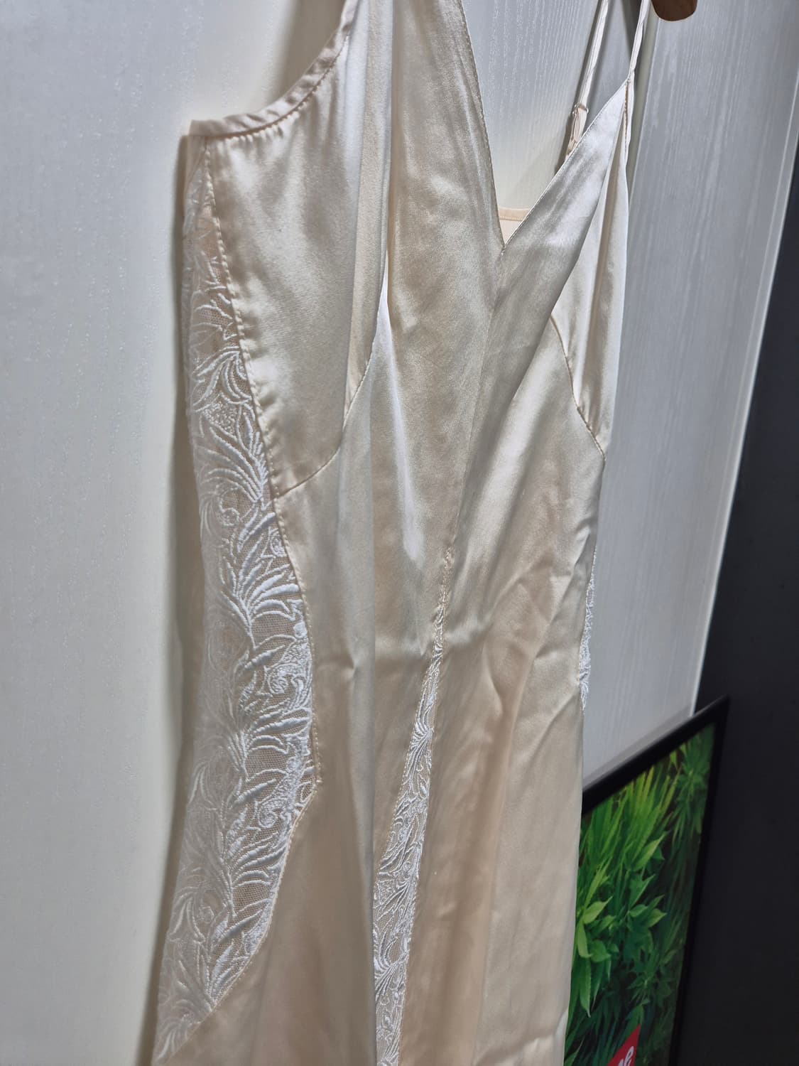 (세일)JPN VTG.아이보리 레이스 슬립 원피스 상품이미지5