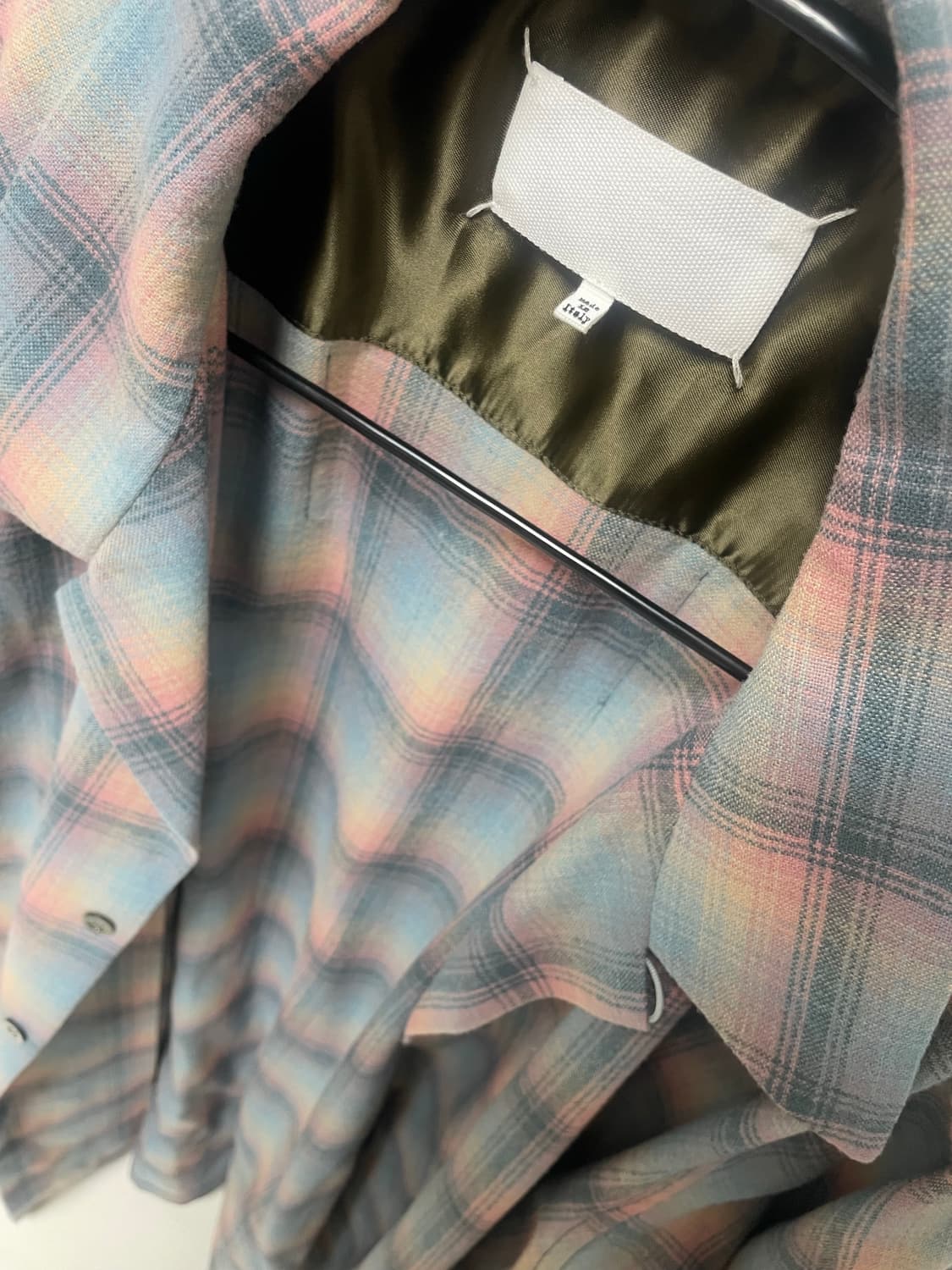 마르지엘라 펜들턴 셔츠 (뷔 착용 동제품) 상품이미지3