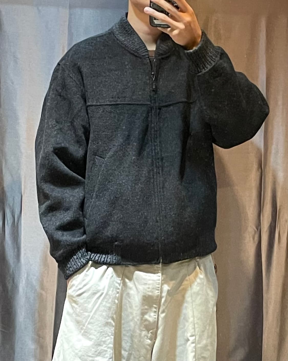 L VERSACE 베르사체 Wool 니티드 자켓 상품이미지1
