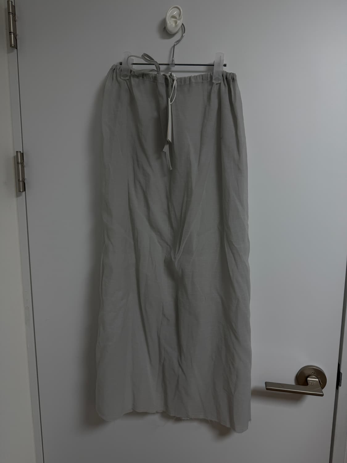 오브헤덴 Sheer Low-Cut Skirt (grey) 상품이미지4