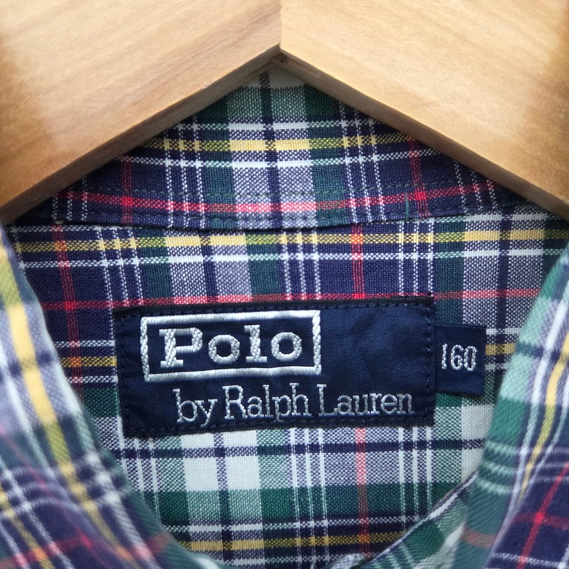 폴로 랄프로렌 체크 반팔 셔츠 여m 상품이미지3