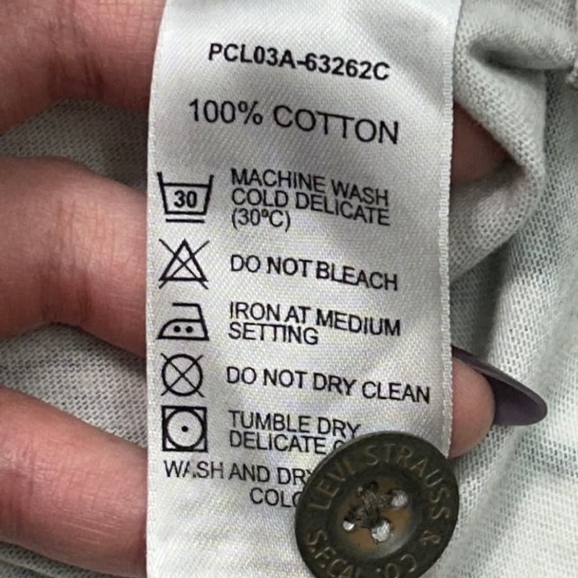 리바이스 브라운 투톤 체크 플란넬 투포켓 셔츠 L 상품이미지7