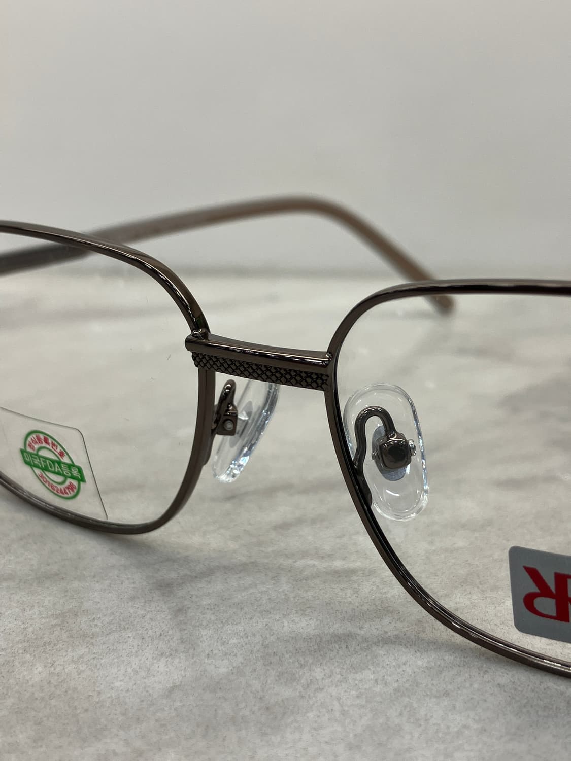 카라 KARRA 브론즈 스틸 소프트 스퀘어 메탈테 안경 상품이미지5