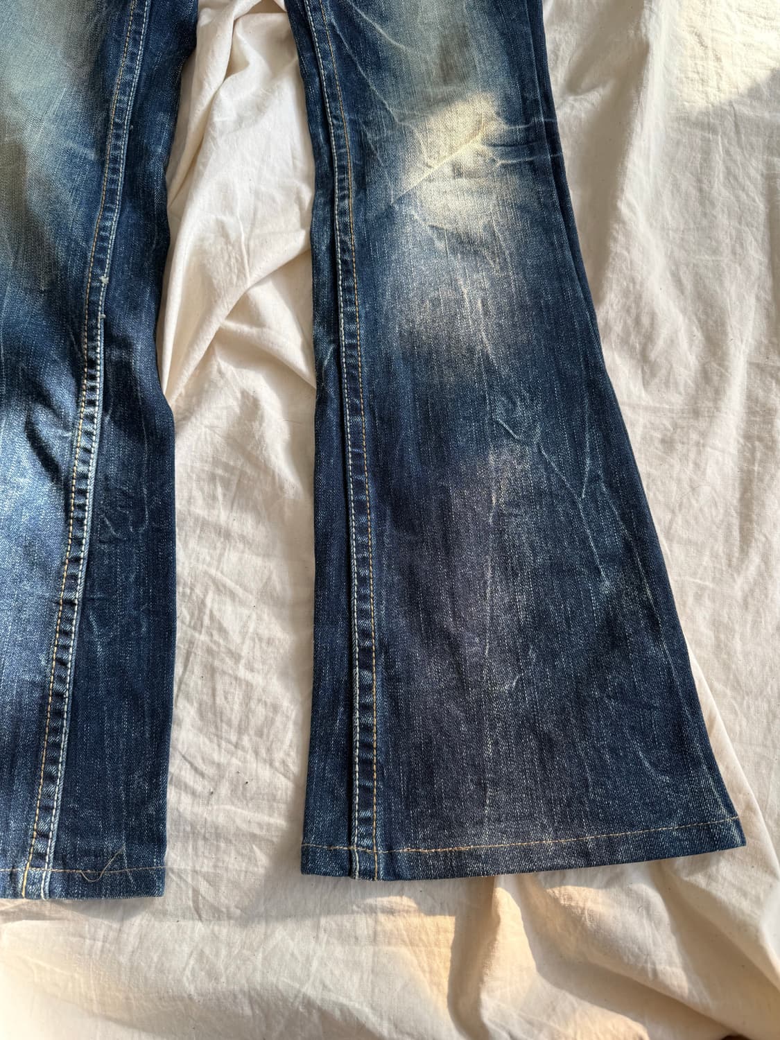 레드페퍼 해골 로우라이즈 부츠컷 데님 상품이미지9