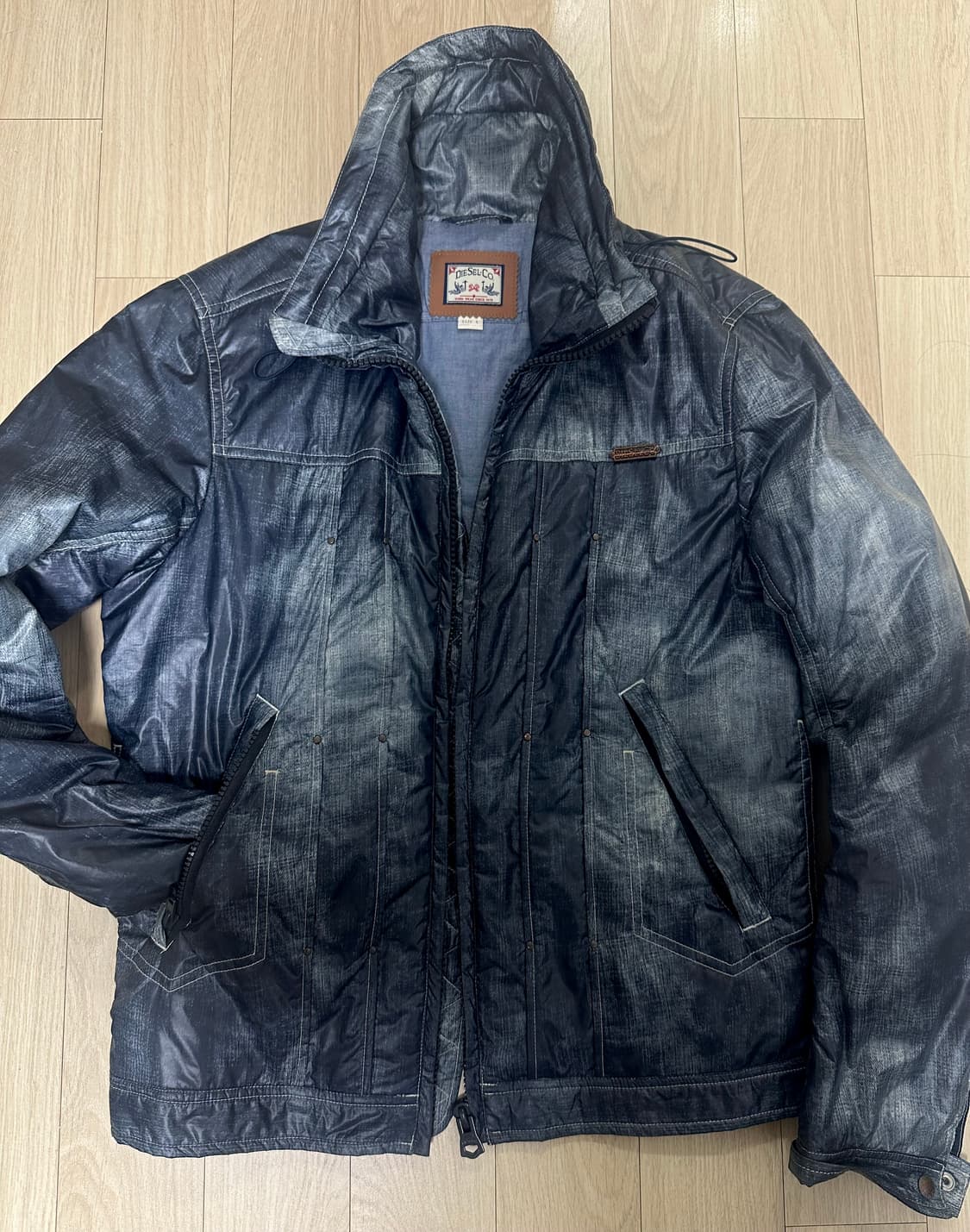 디젤 돌청 패딩자켓 레어템 L 최종가 상품이미지1