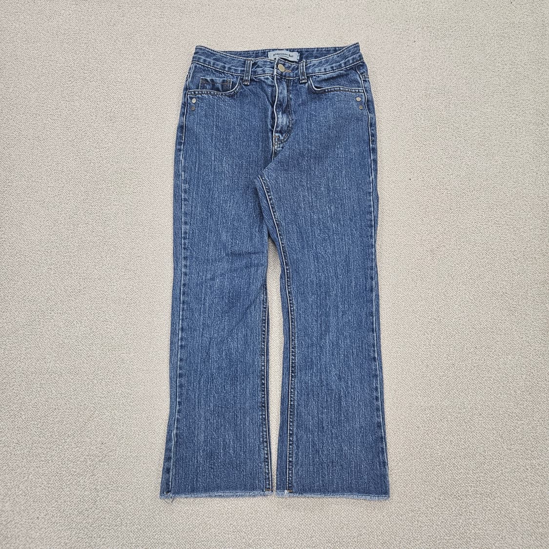 [실측확인] 앤더슨벨 부츠컷 데님 청 바지 팬츠 1204JM1 상품이미지1