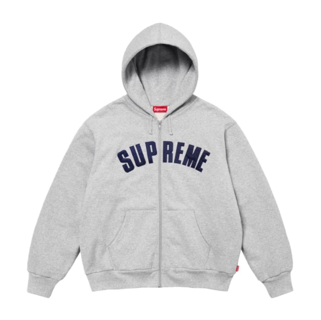 슈프림 아크로고 써멀 후드집업 헤더그레이 상품이미지1