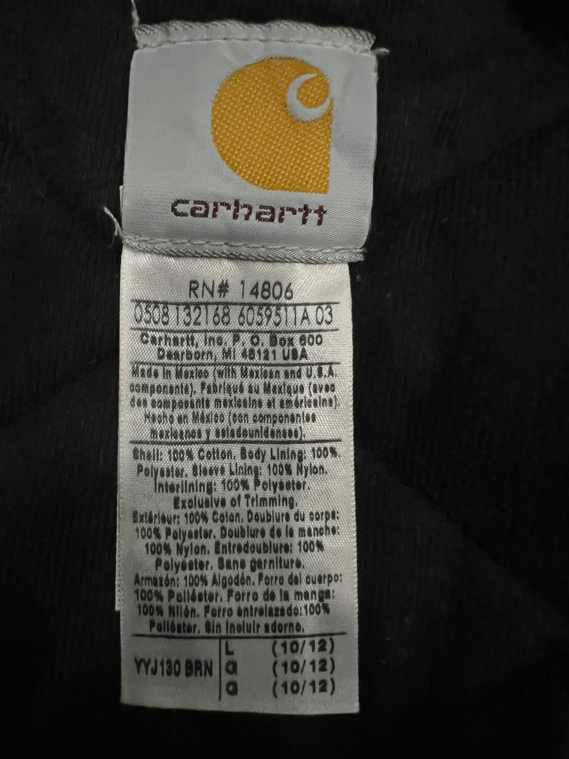 (L) 칼하트 후드 덕 액티브 보이즈 자켓 YYJ130 BRN 브라운 상품이미지4