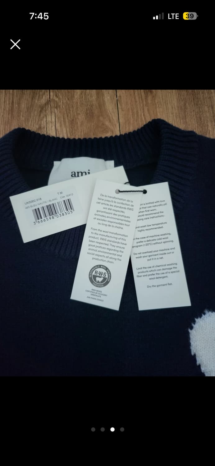 아미 니트 정품새상품 상품이미지2