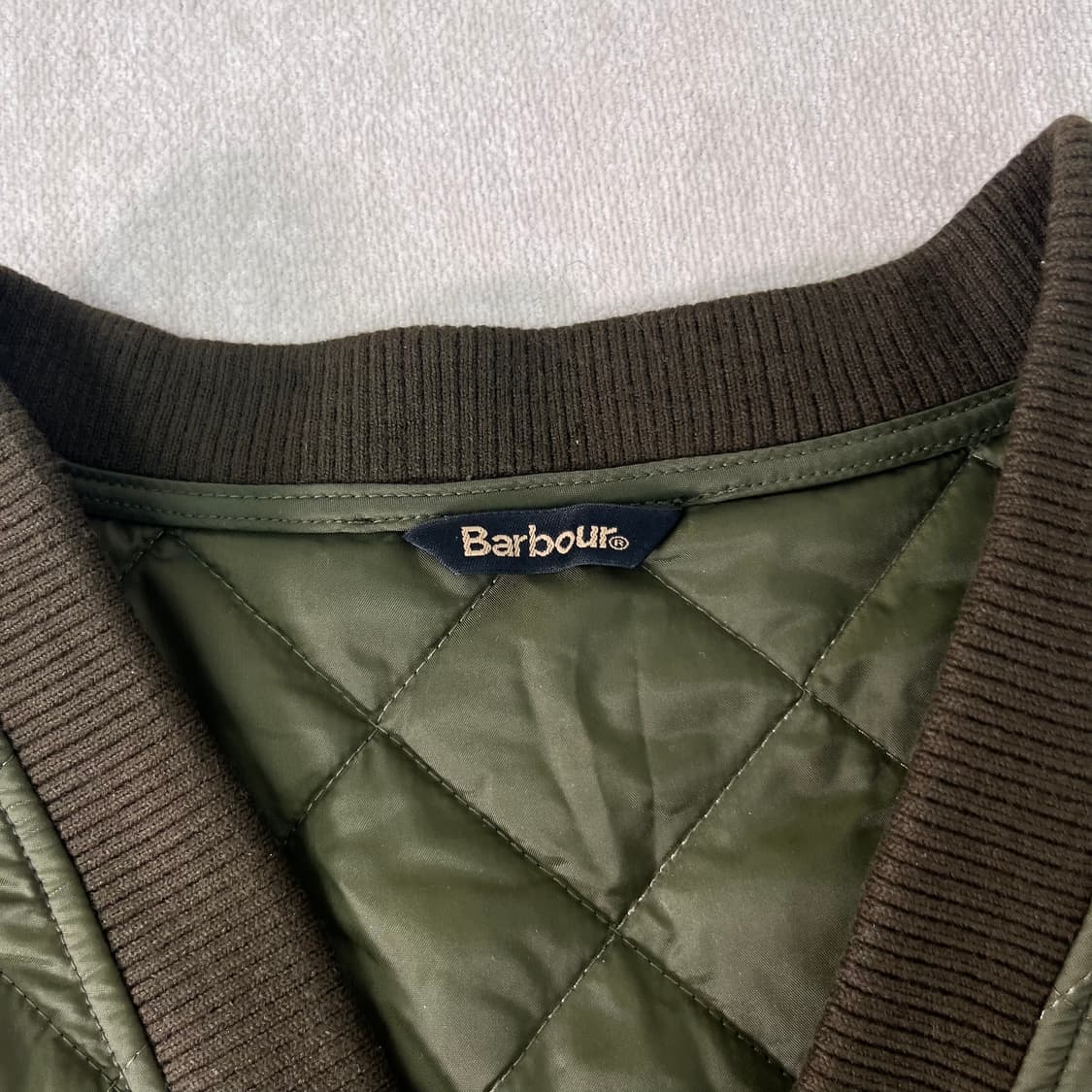 100 바버 헌팅 퀄팅 자켓 상품이미지3