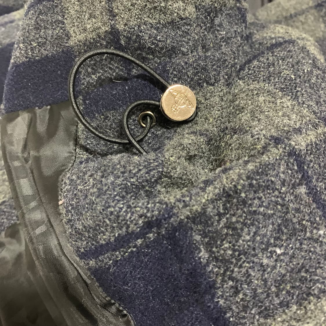 vivienne westwood체크 넥워머 디테일 패딩 상품이미지6