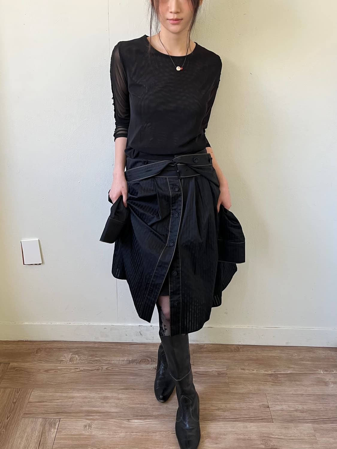 LANVIN 벨티드 원피스 상품이미지4