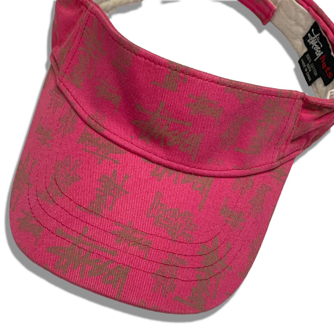 90s STUSSY 스투시 아카이브 선 바이저 선캡 상품이미지4