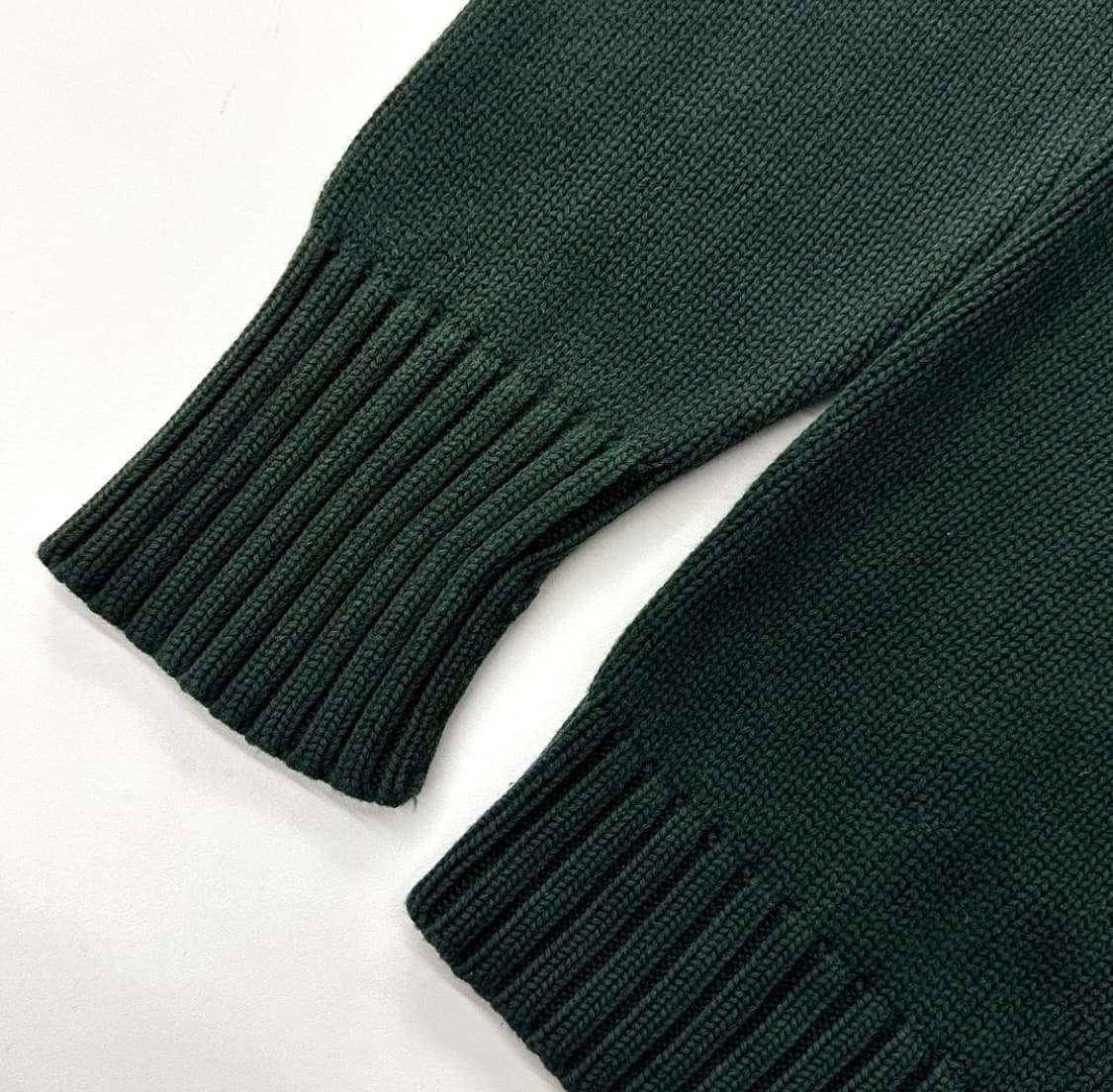 폴로랄프로렌 코튼 딥그린 라운드넥 니트 상품이미지3