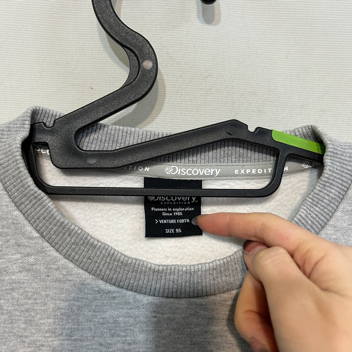 디스커버리 남성 기모 맨투맨 95 상품이미지2