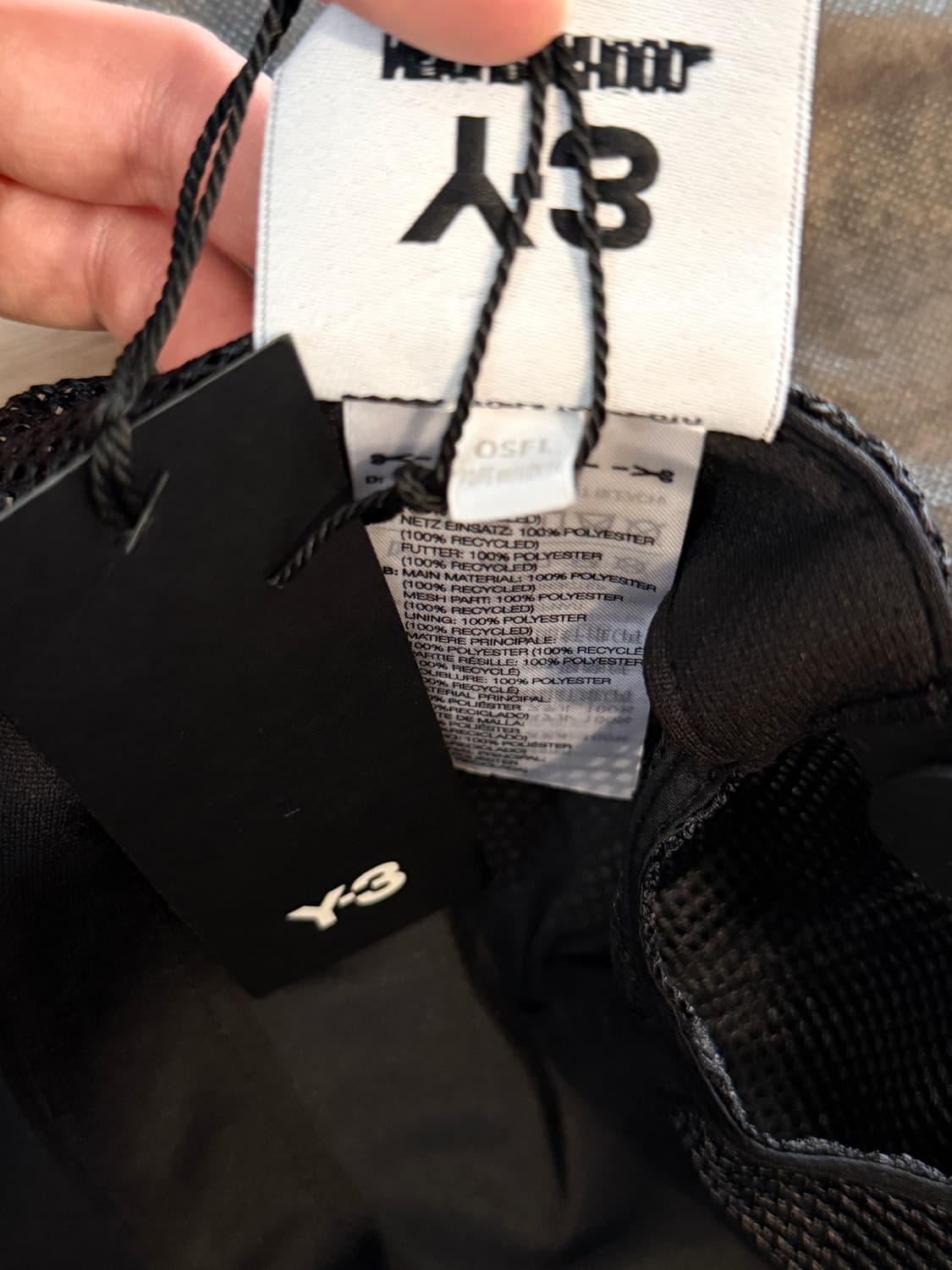 Y3 네이버후드 자수 볼캡 상품이미지2