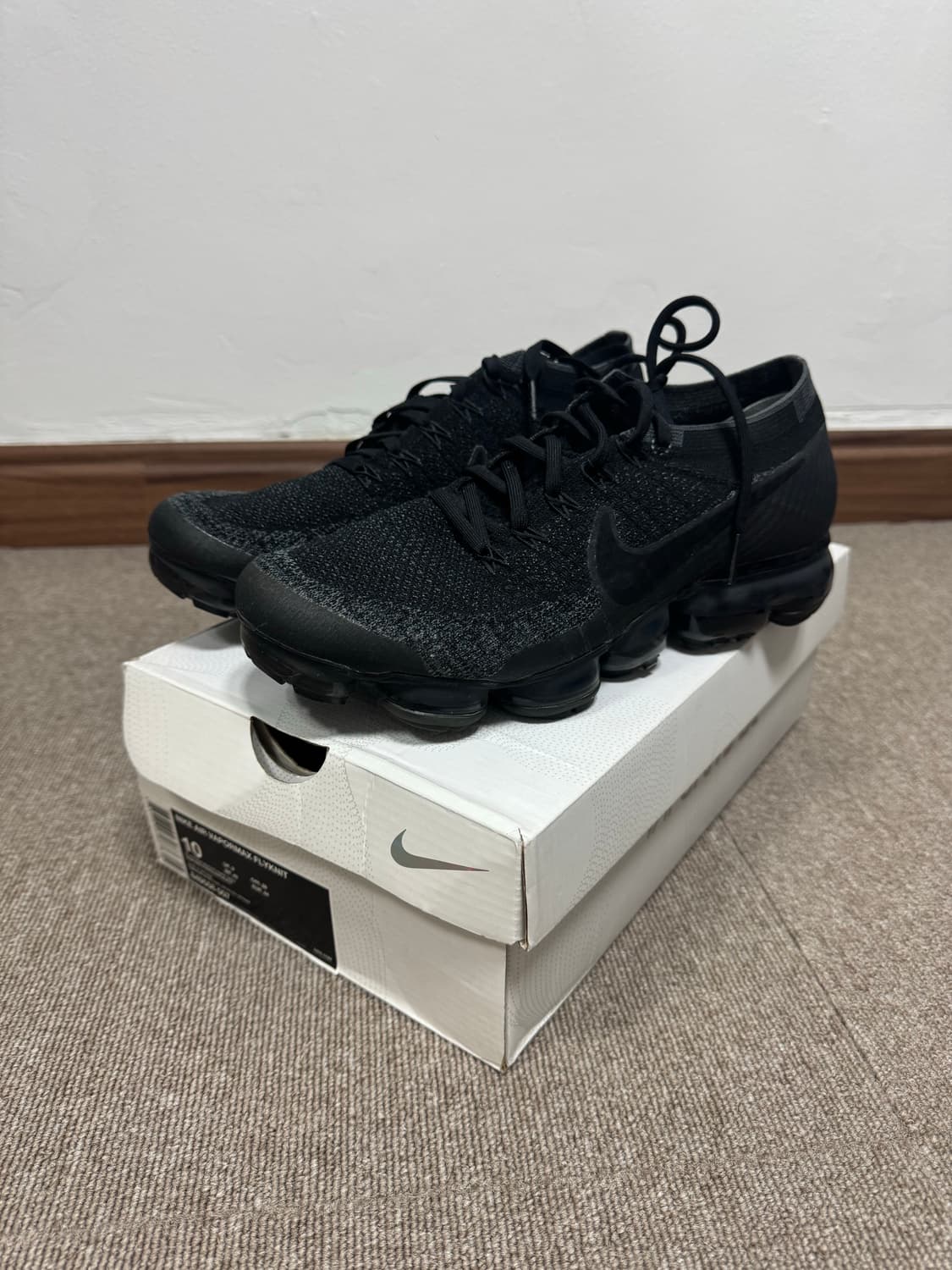 나이키 베이퍼맥스 트리플블랙 1.0 280 사이즈 상품이미지1