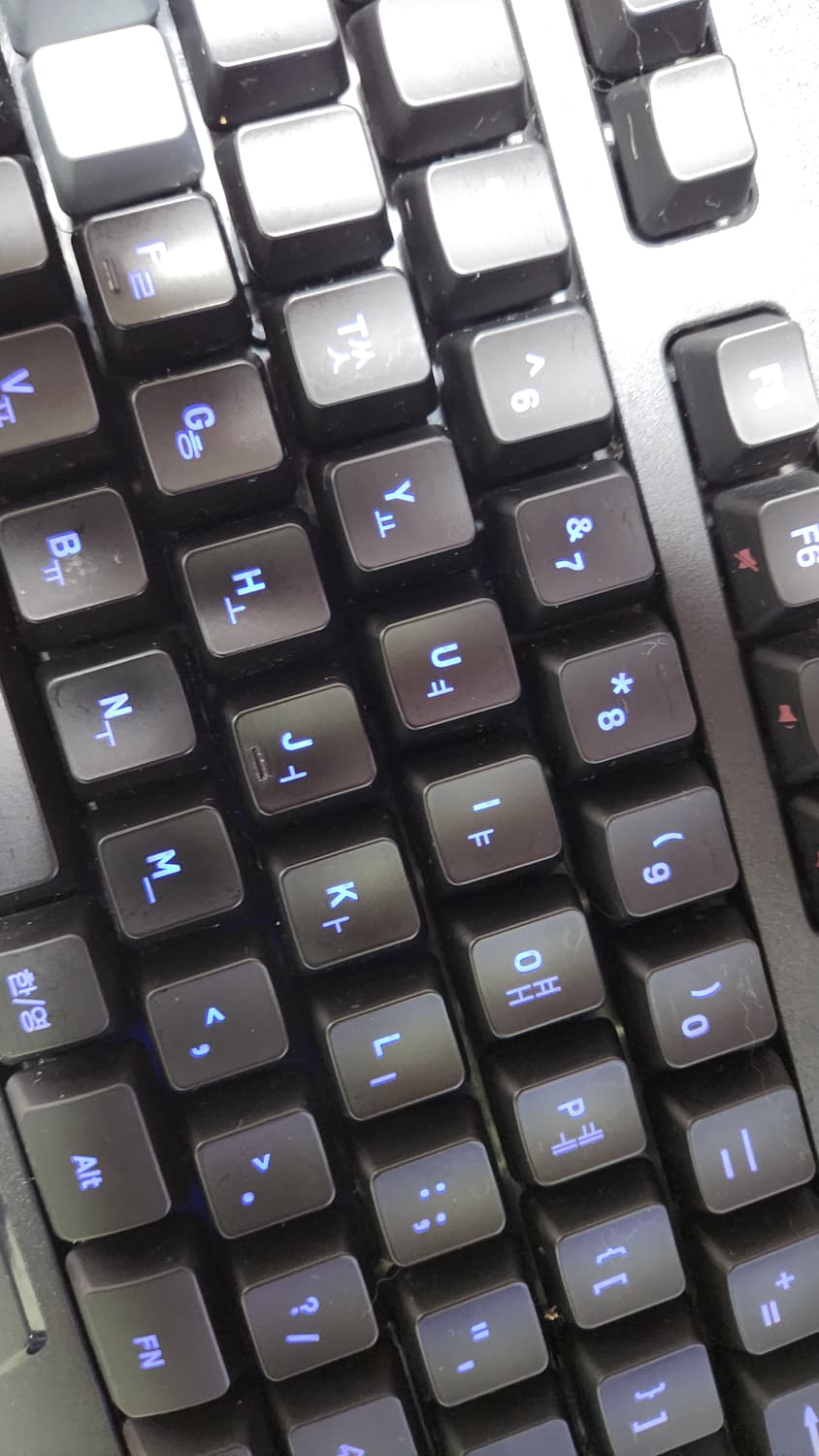 로지텍 G105 게이밍 멤브레인 키보드 급처 / 사무용 키보드 상품이미지4