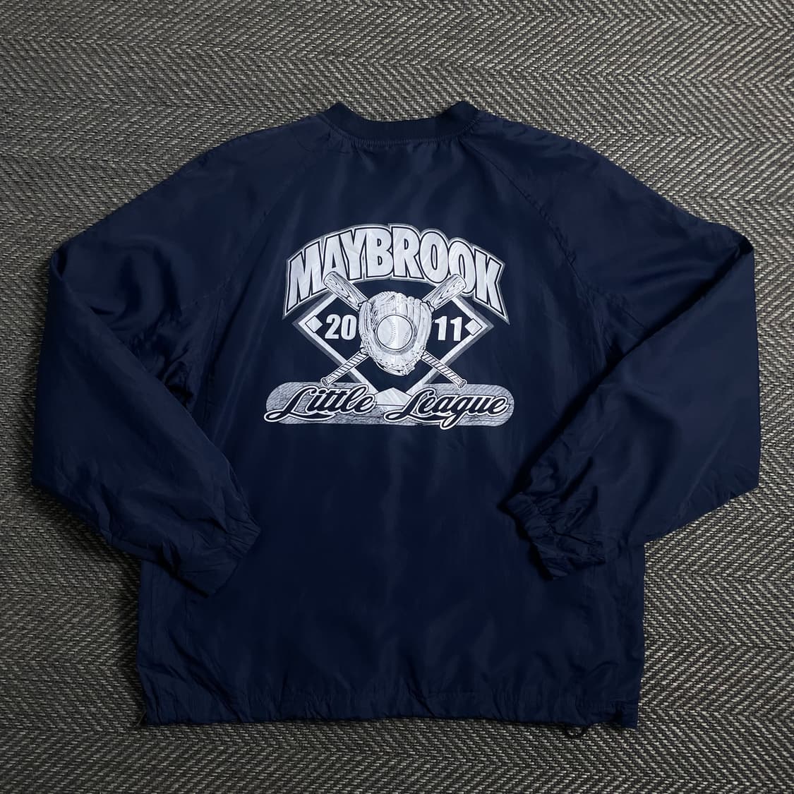 USA 빈티지 메이브룩 컬리지 우븐 웜업o 4642 상품이미지1