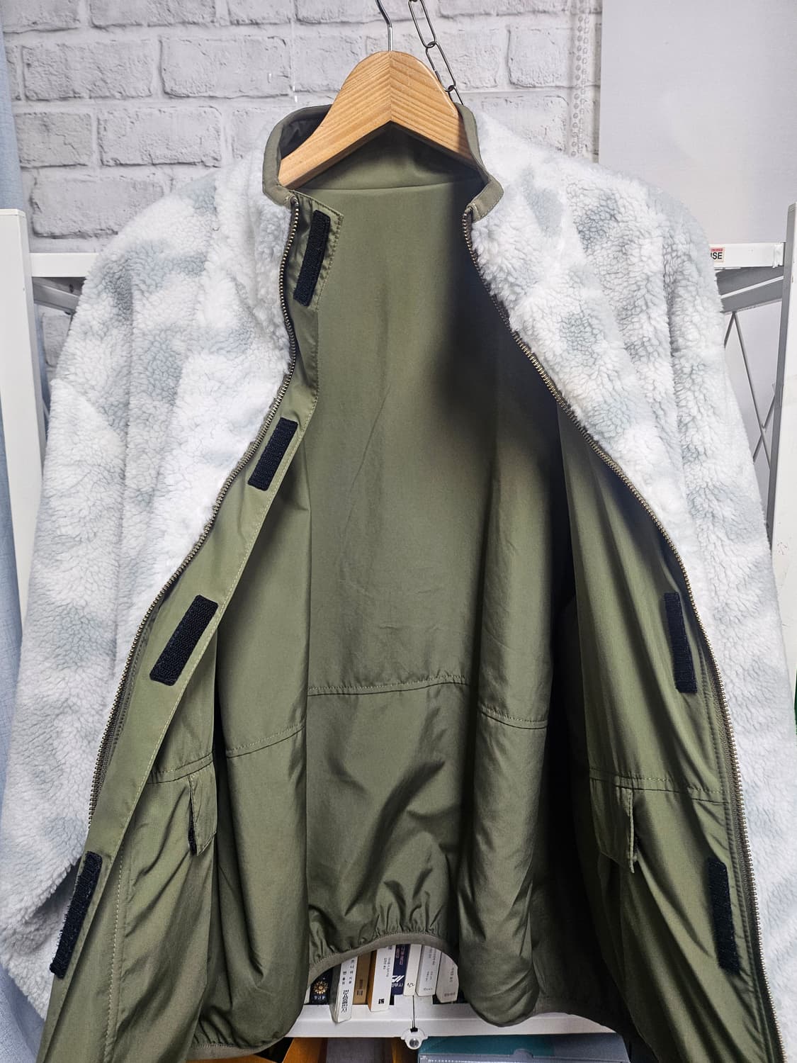 나이키 후리스자켓 110 양면 뽀글이 카모 플리스자켓 XD32 상품이미지5