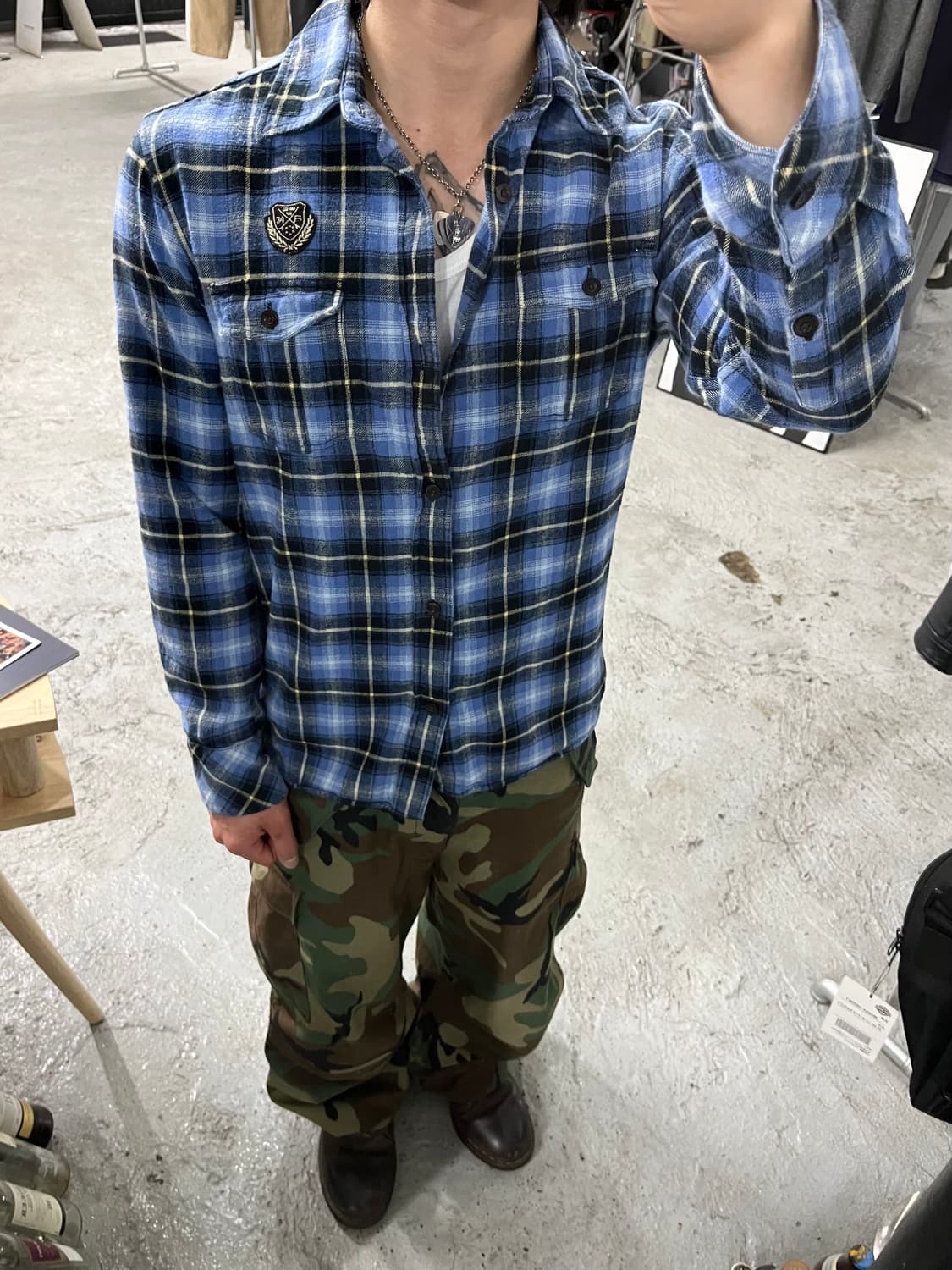 RUSSK check shirt 상품이미지3