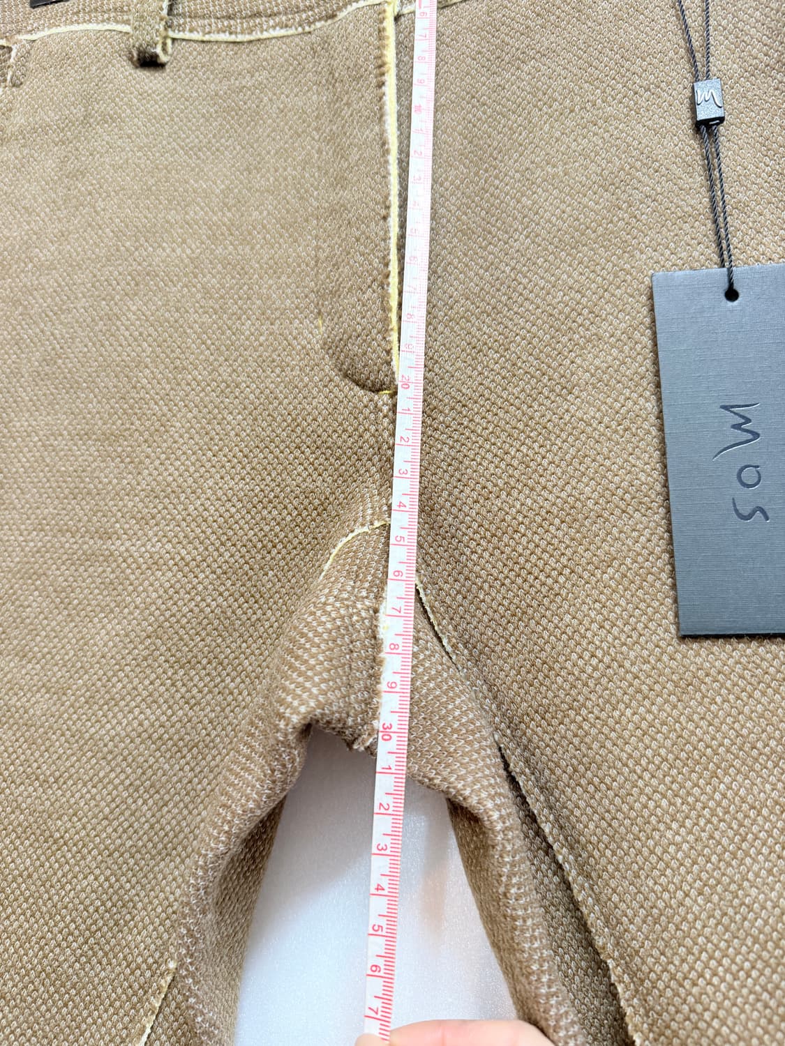 (새상품)MOS EDITION 모스에디션 텍스처 슬림 팬츠 55 / 브라 상품이미지9