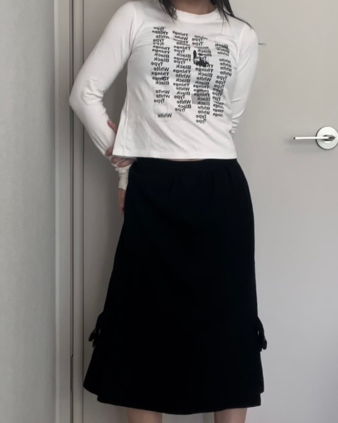 black belt point midi skirt 상품이미지7