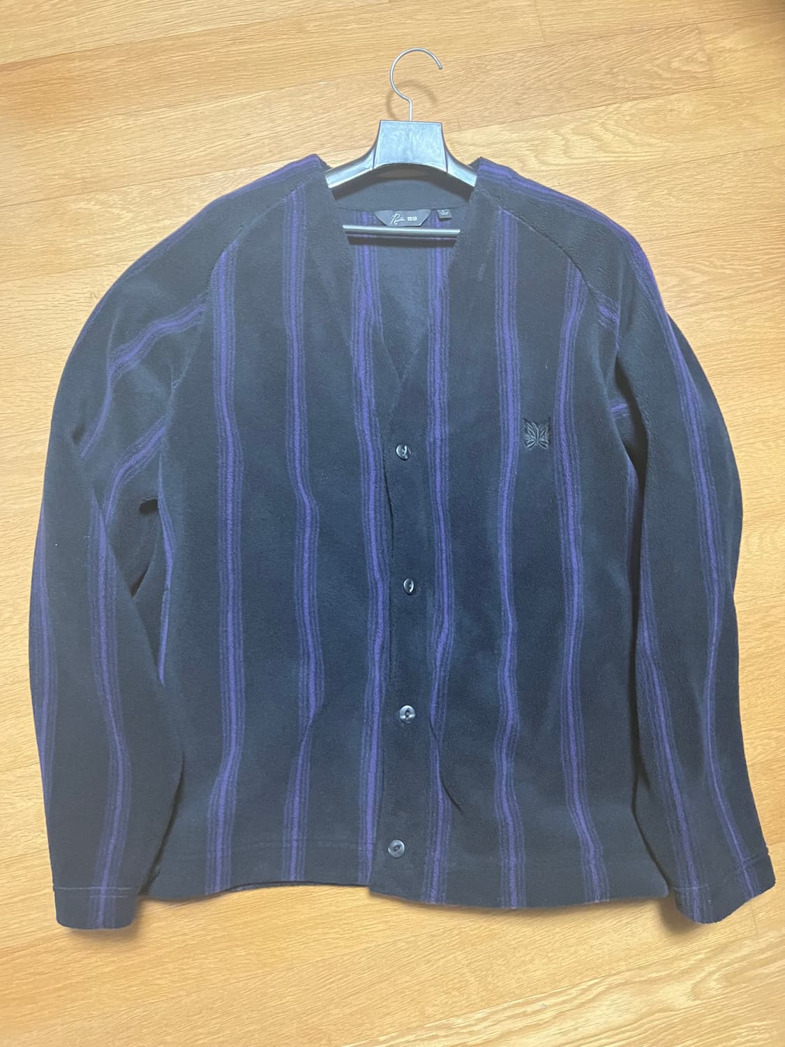 [L] 유니클로 니들스 스트라이프 가디건 상품이미지1