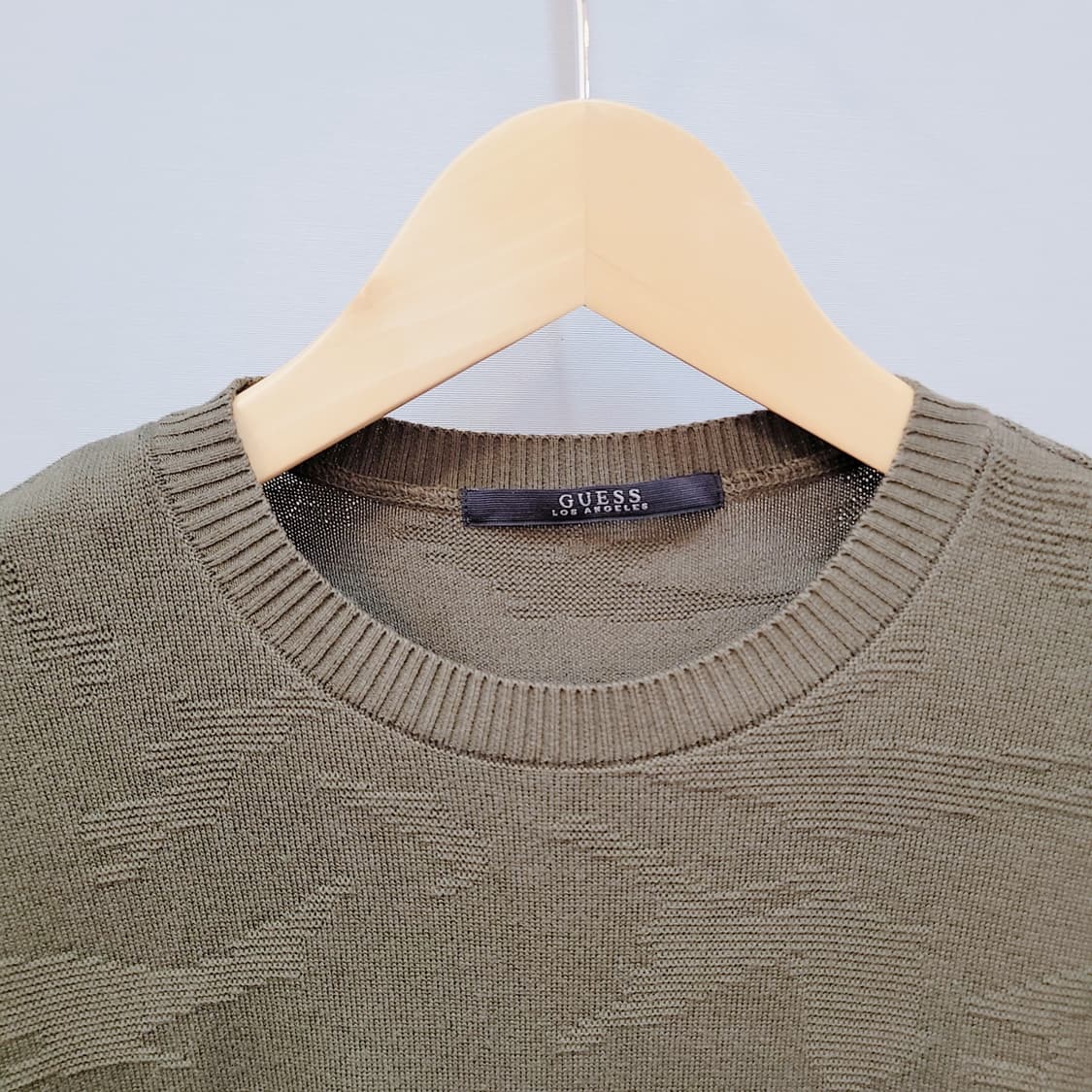 L) 게스 얇은 라운드 니트 상품이미지4