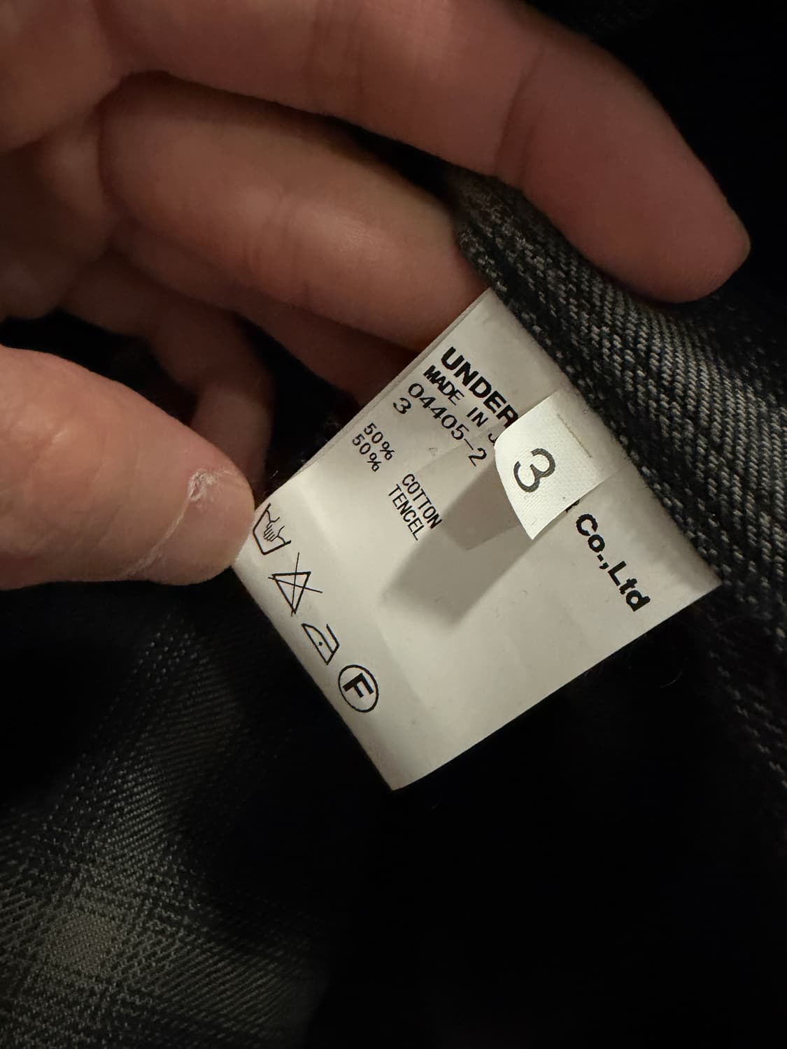 UNDERCOVER 레이어드 온브레 체크 셔츠 반팔 상품이미지5