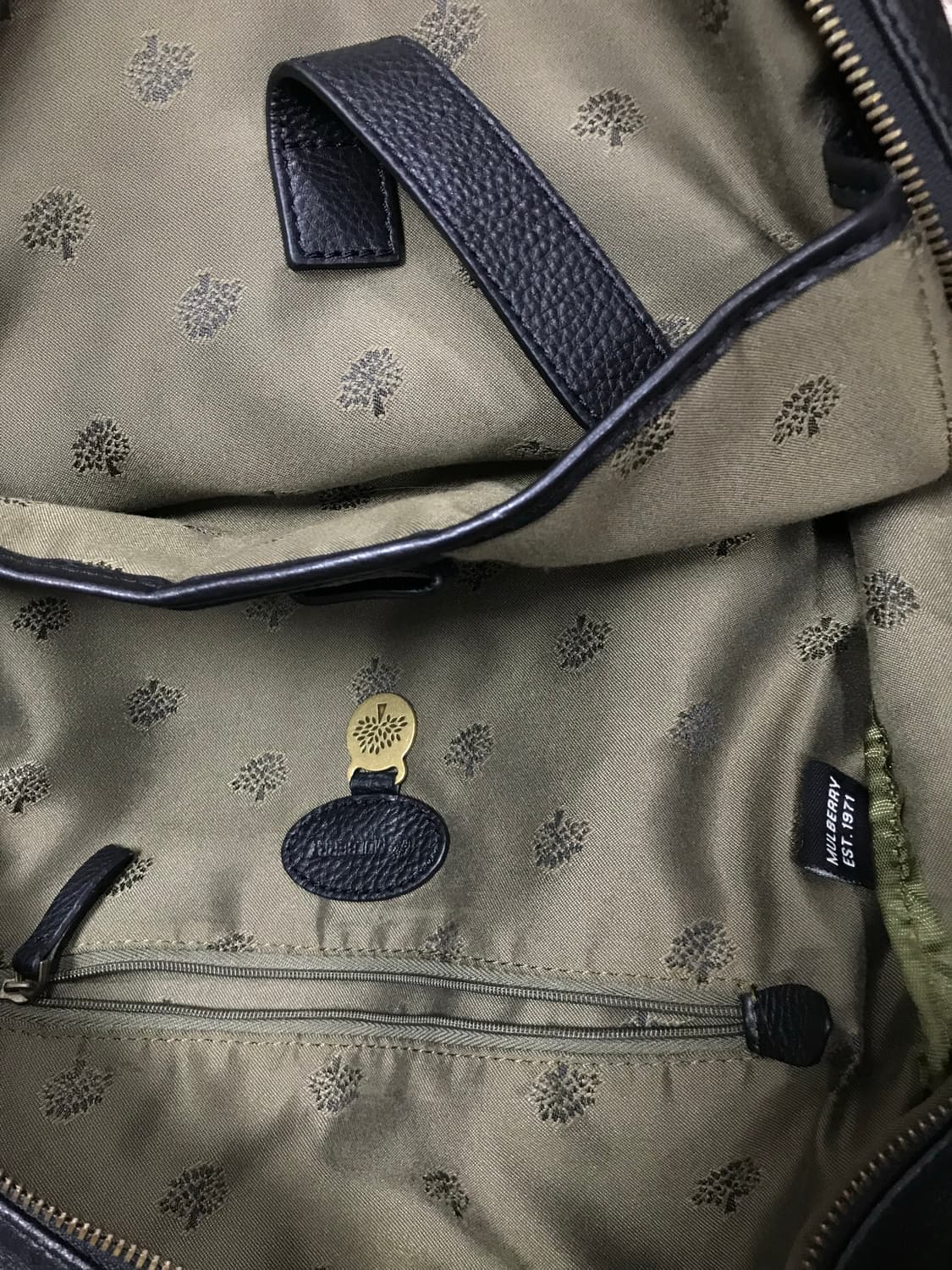 멀버리 가죽 백팩 상품이미지5