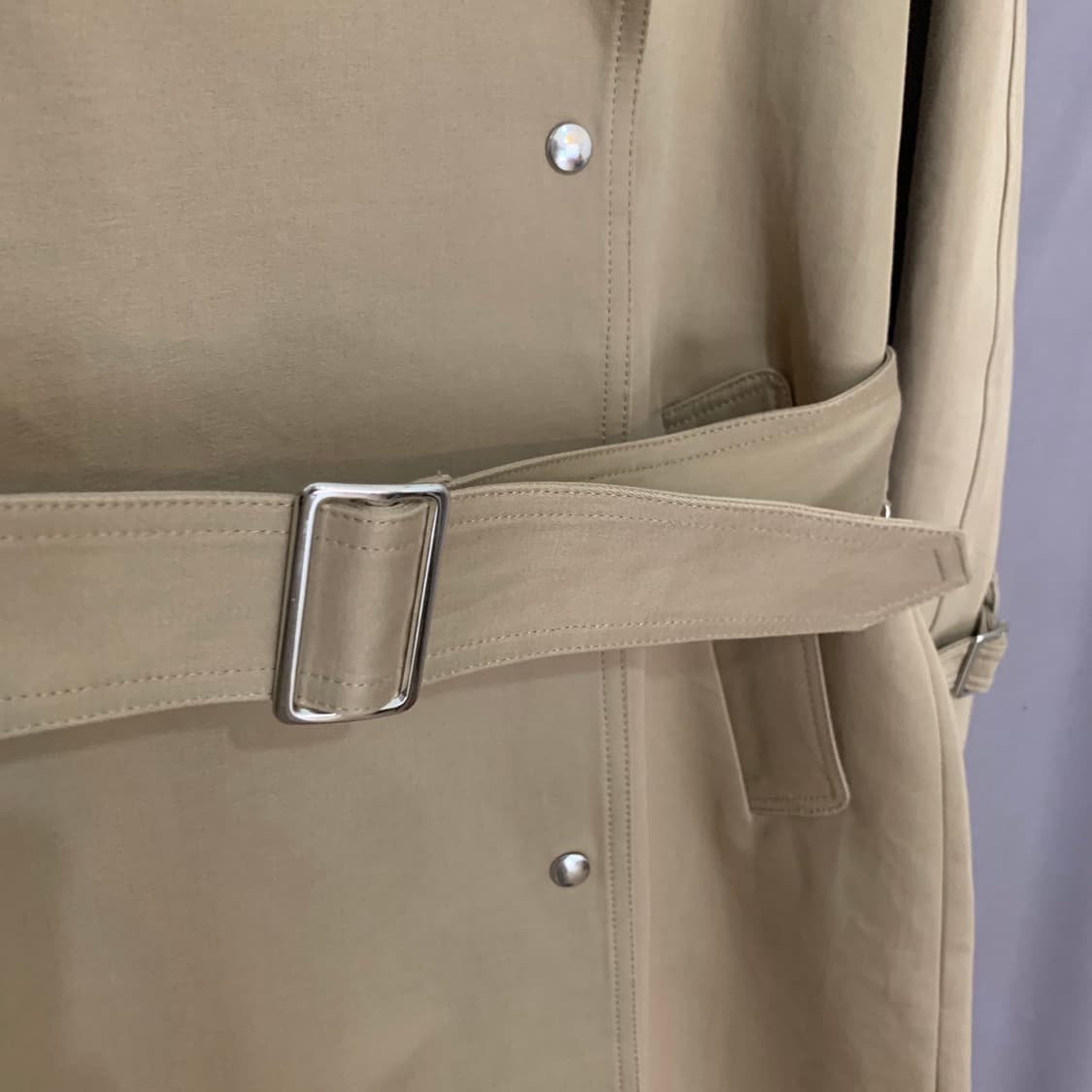 36 SANDRO 산드로 벨티드 트렌치 코트 상품이미지6