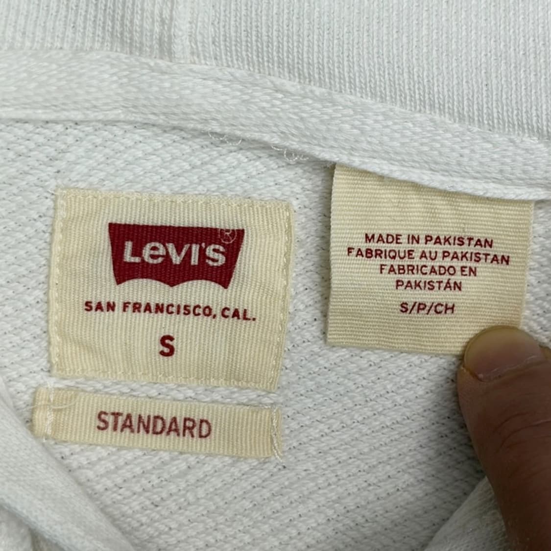 LEVI'S 월드와이드 그래픽 후드티 S 상품이미지4