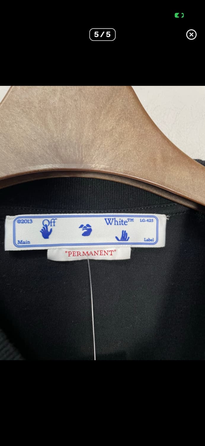 오프화이트 다이애그널 헬베티카 스케이트 롱 슬리브 A3539 상품이미지5